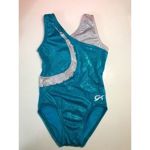 GK Teal Gymnastics Leotard